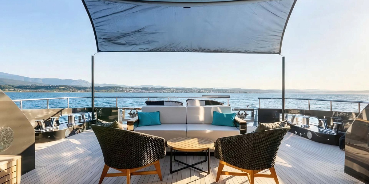 Аренда мега яхты BAGLIETTO 136 Aquila в Греции